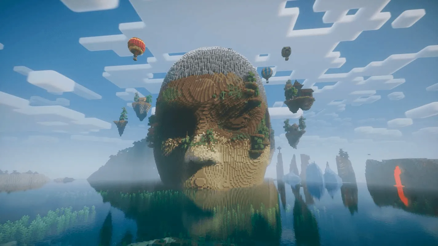 Carte Minecraft Mindcraft de sensibilisation à la dyslexie