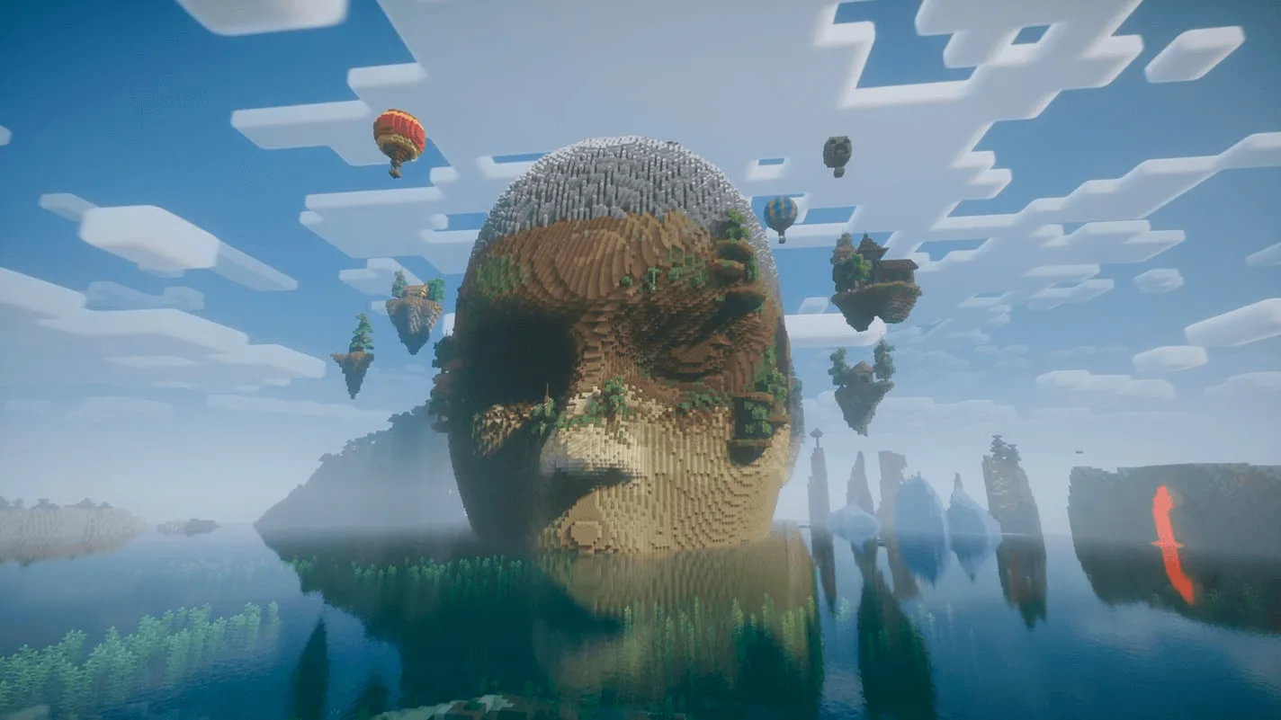 Carte Minecraft Mindcraft de sensibilisation à la dyslexie